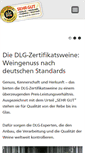 Mobile Screenshot of dlg-weintest.de